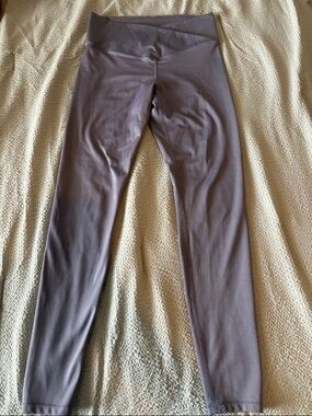 H&M Purple High-Waist Crossover Leggings